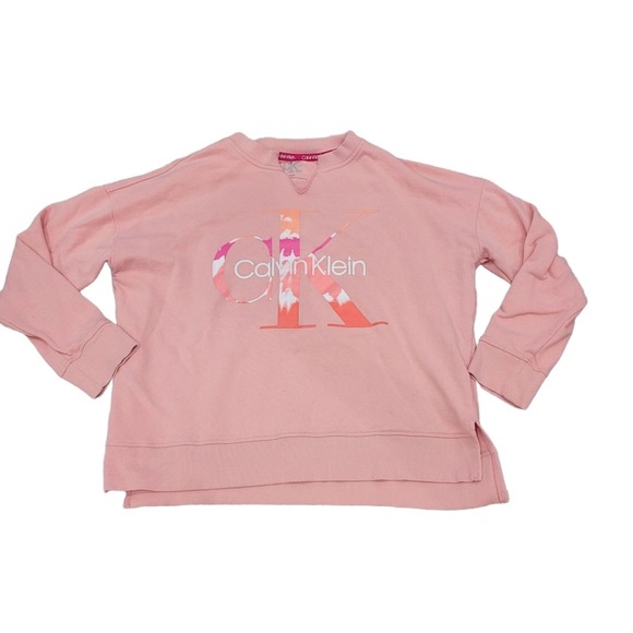 Calvin Klein Tops - Calvin klein pink pullover Womens medium sweatshirt